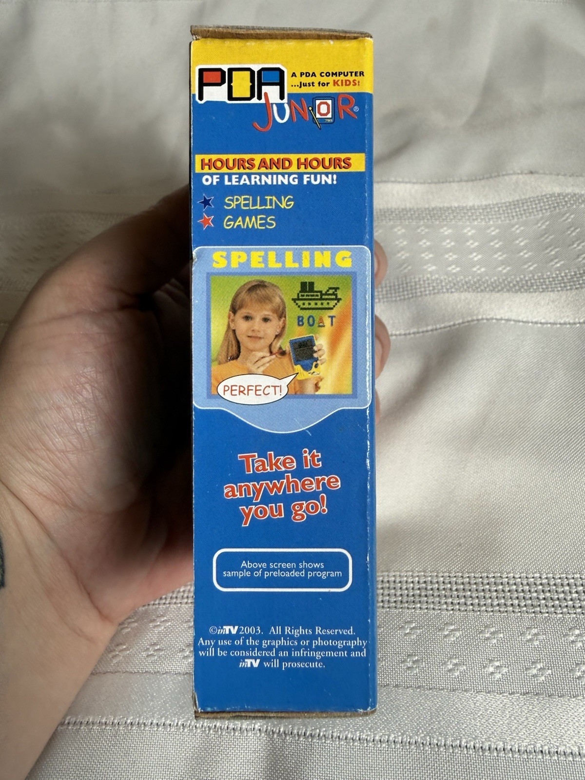 Vintage 2003 Pro Tech PDA Junior Kids Educational Touch Screen Toy NEW In Box