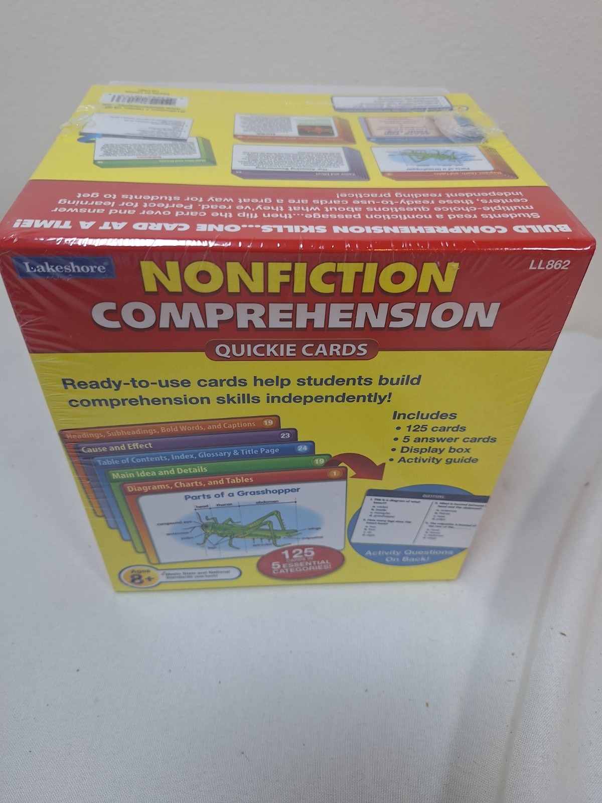 Lakeshore Nonfiction Comprehension Quickie Cards LL862