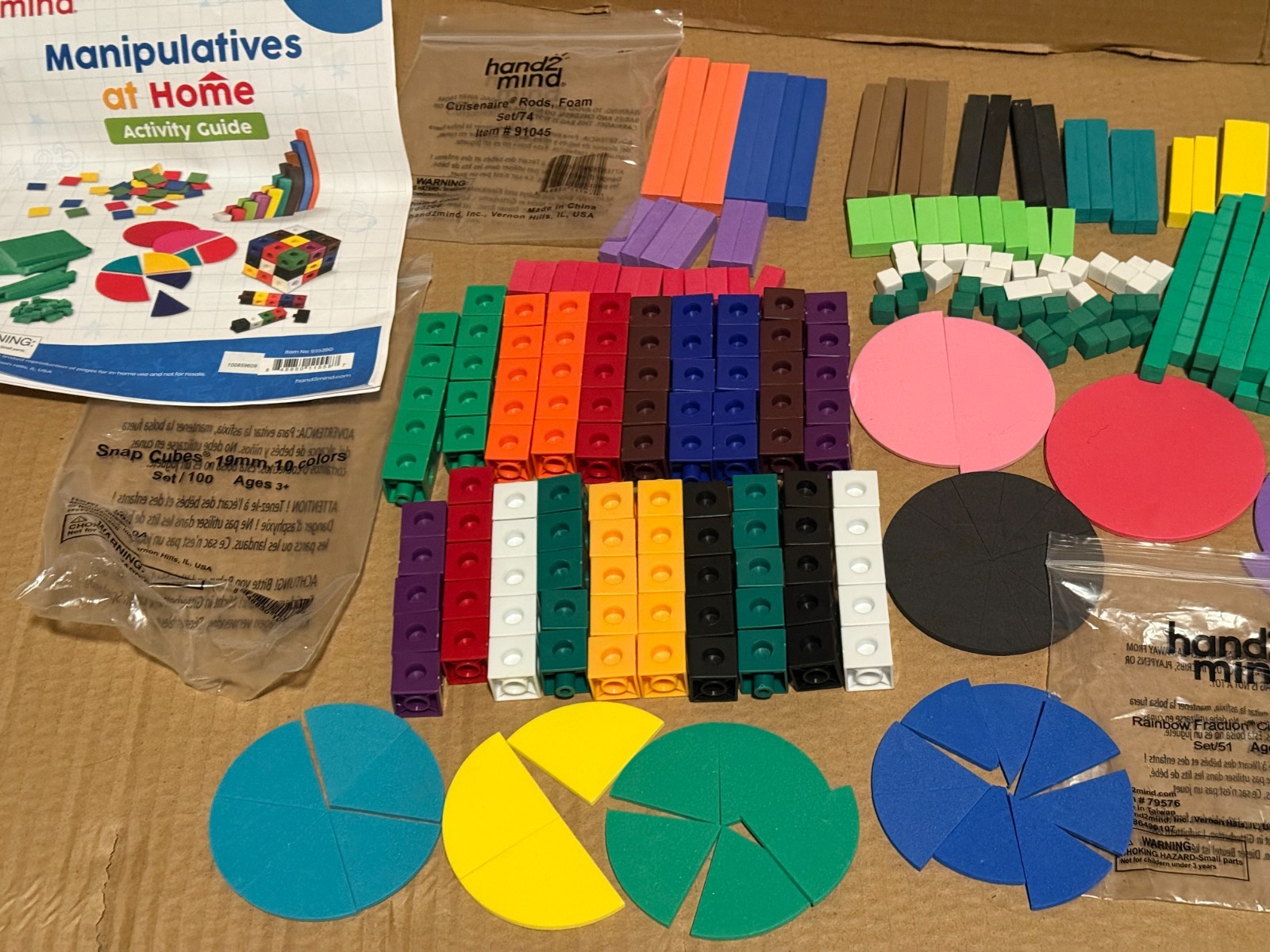 Hand 2 Mind Over 250 Math Manipulatives and Activity Guide for Grades 3 to 5