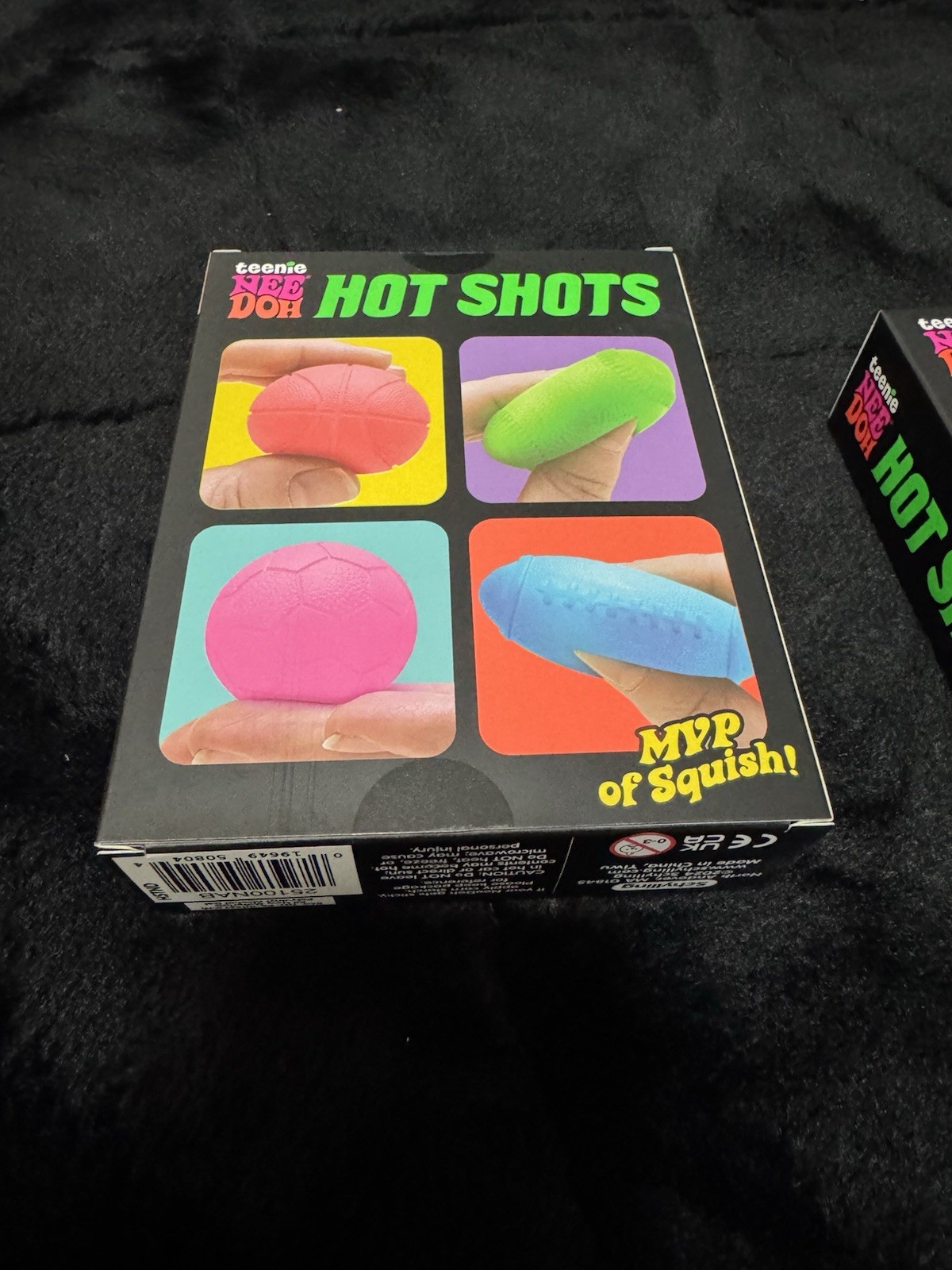 Nee Doh Hot Shots Squish Squeeze Balls 4-Pack Multicolor Ages 3+