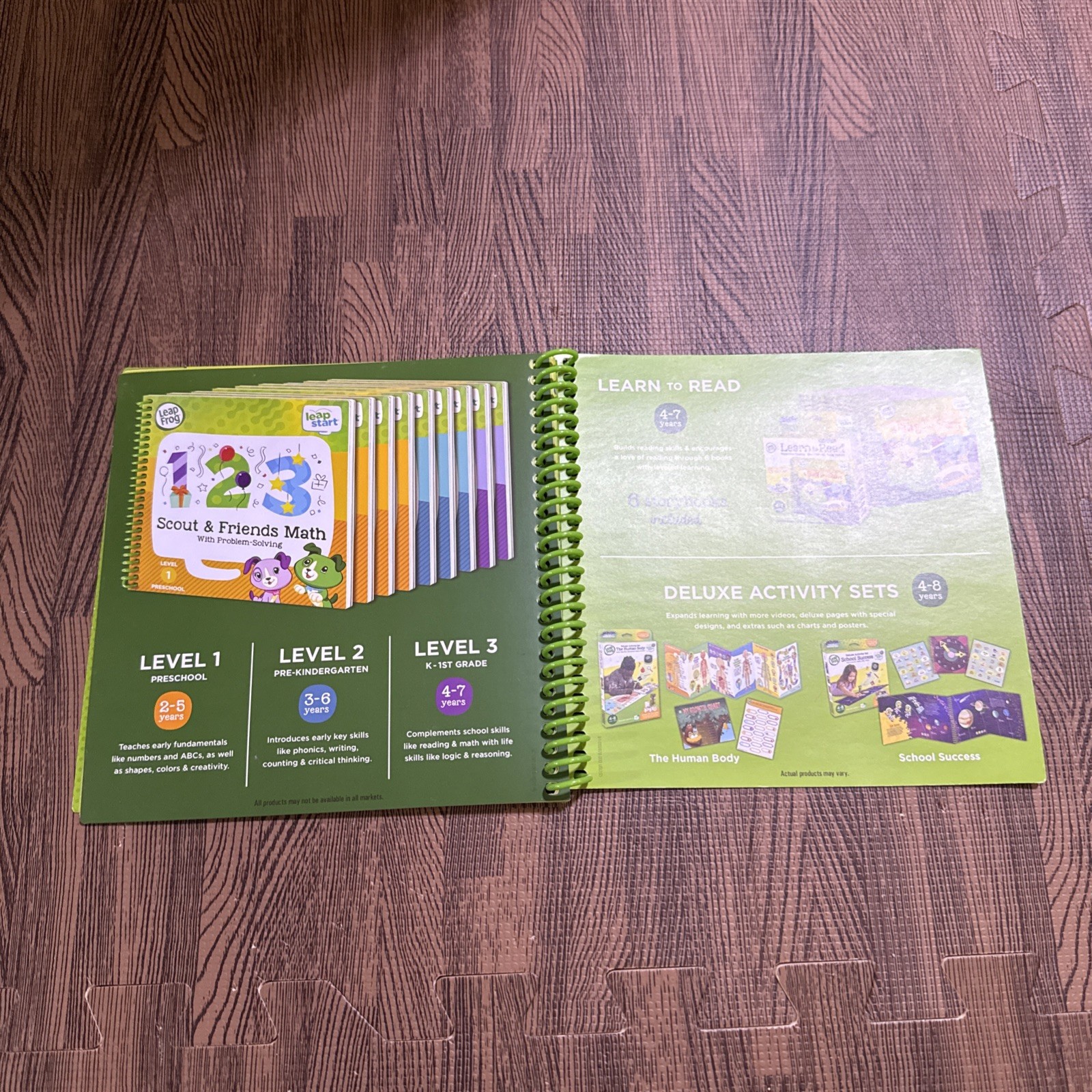 LeapFrog Leap Start Preschool-1st Grade book — ADVENTURES IN LEARNING