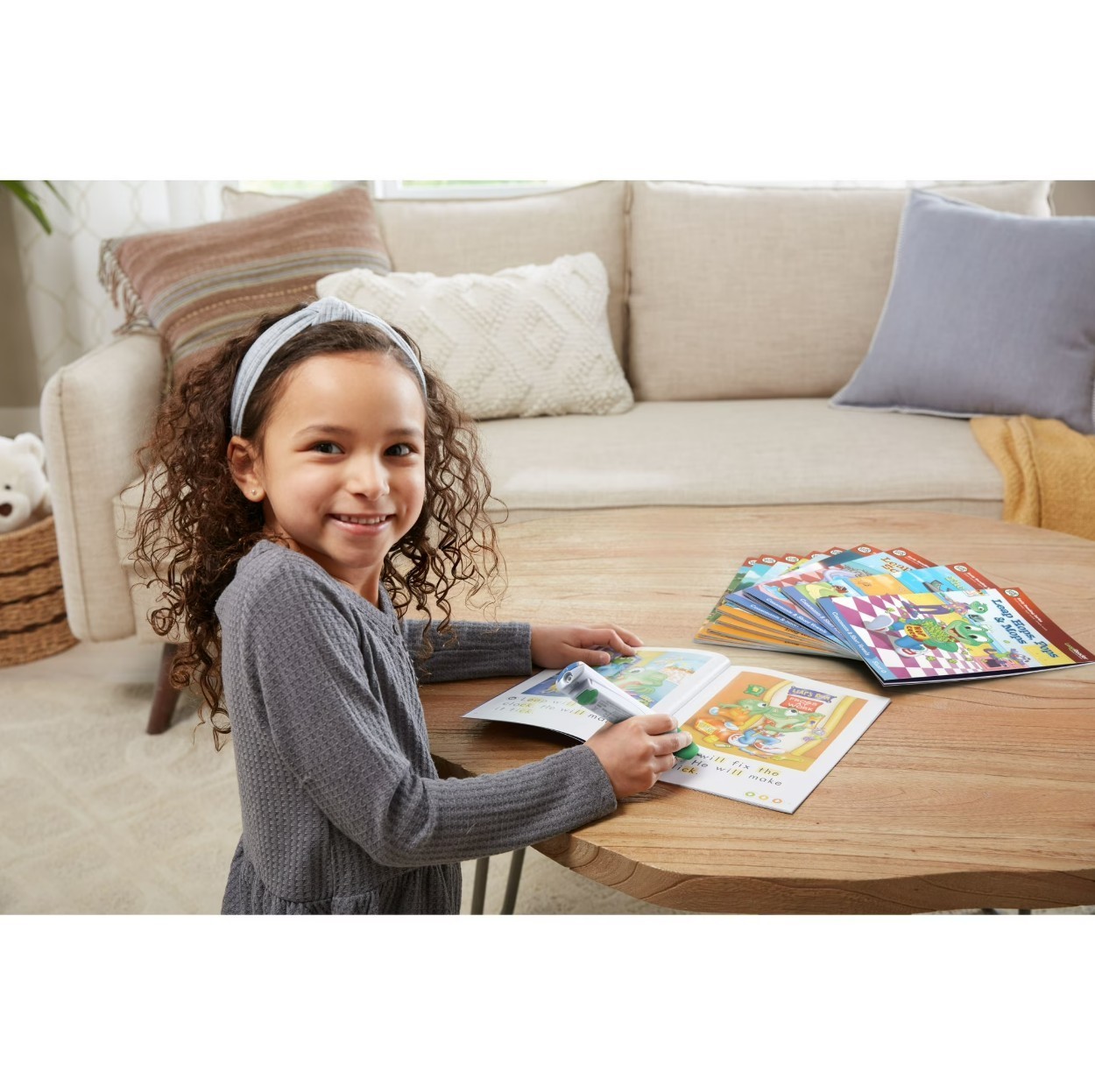 LeapFrog LeapReader Learn-to-Read 10-Book Mega with Accessories, Toddler Toys