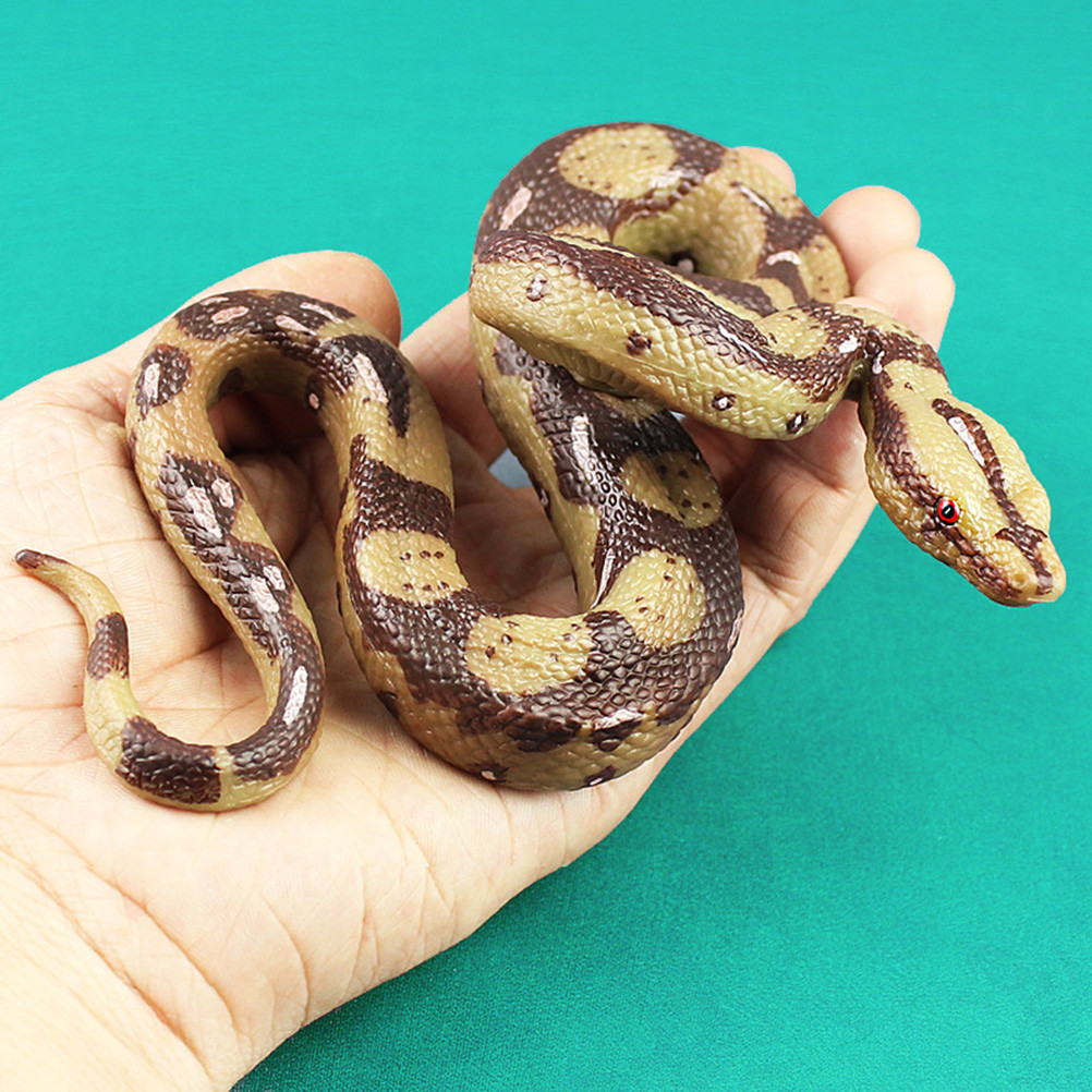 1Pc Python Model Big Prank Realistic Snake Toy for April Fools Day Costume Party