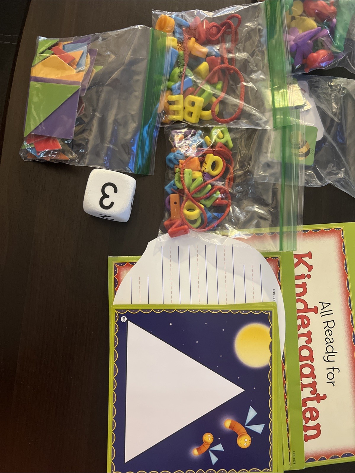 Learning Resources All Ready for Kindergarten Readiness Kit (missing 4 Letters)