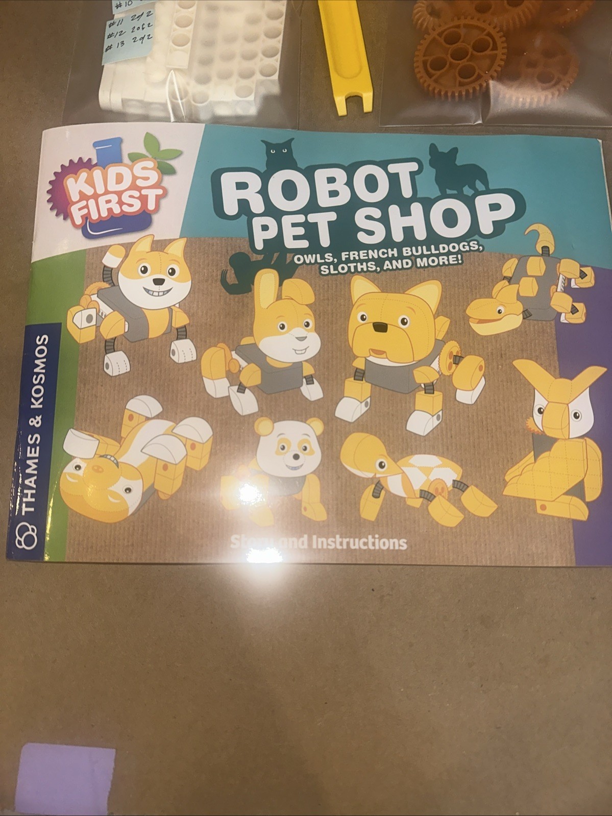 Kids First Robot Pet Shop STEM Experiment Kit Incomplete Read