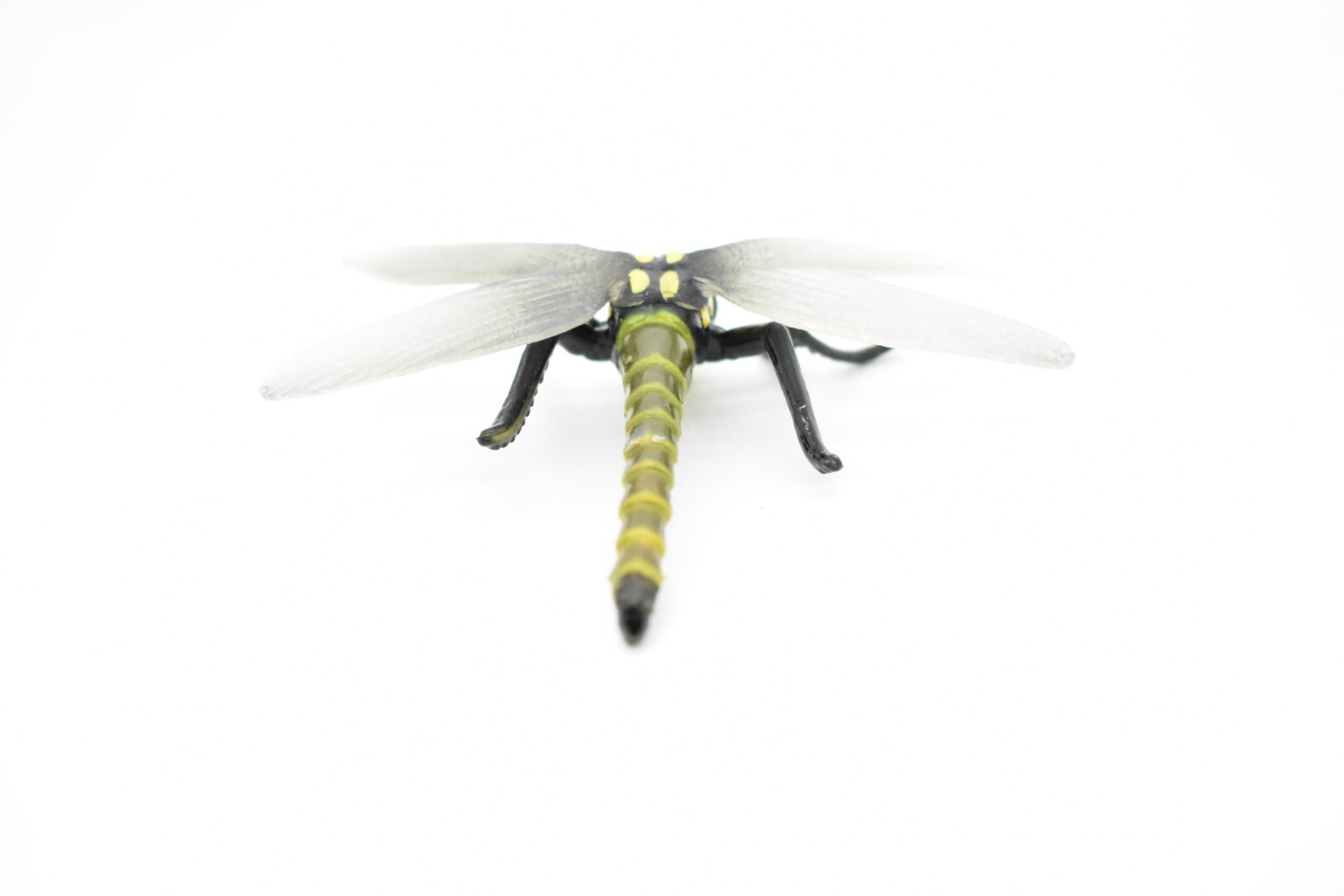 Dragonfly, Insect, Figure, Realistic Rubber Model, Hand Painted Toy 4 Inches