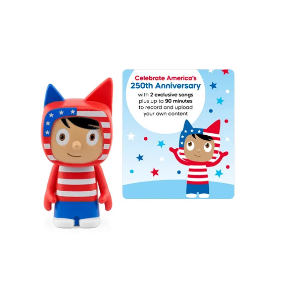 NEW America 250th Anniversary Creative Tonies Figure Exclusive 🇺🇸 Toniebox