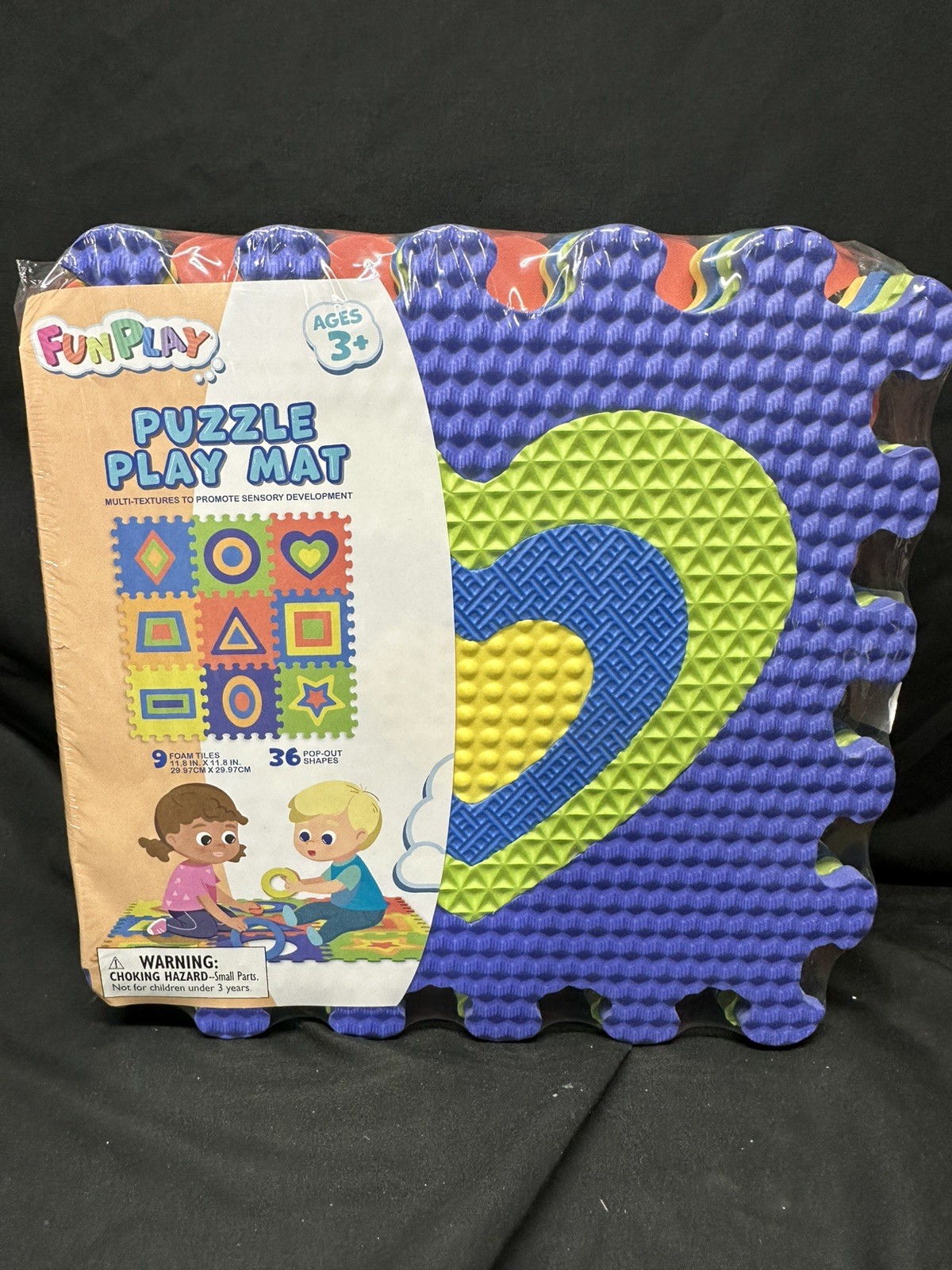 Foam Floor Shapes Play Interlocking Puzzle Mat For Kids