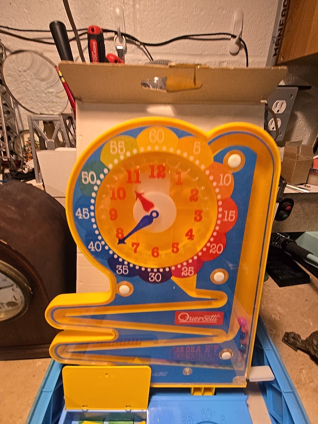 Quercetti Time Machine – Fun Learning To Tell The Time Toy – Made in Italy