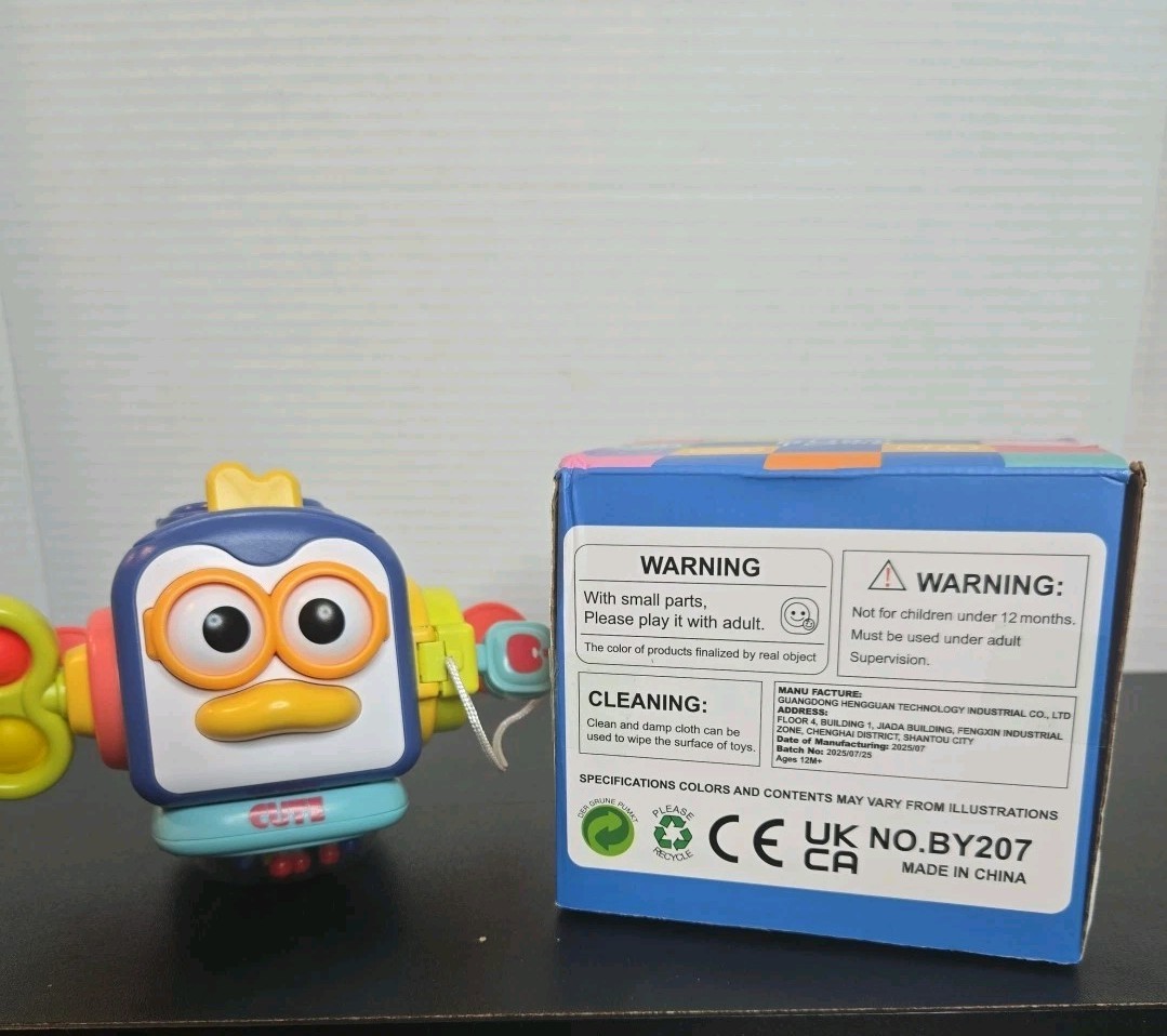 Busy Toys Activity Cubes Toys, Blue, Sensory Toys for Toddlers Age 12m +