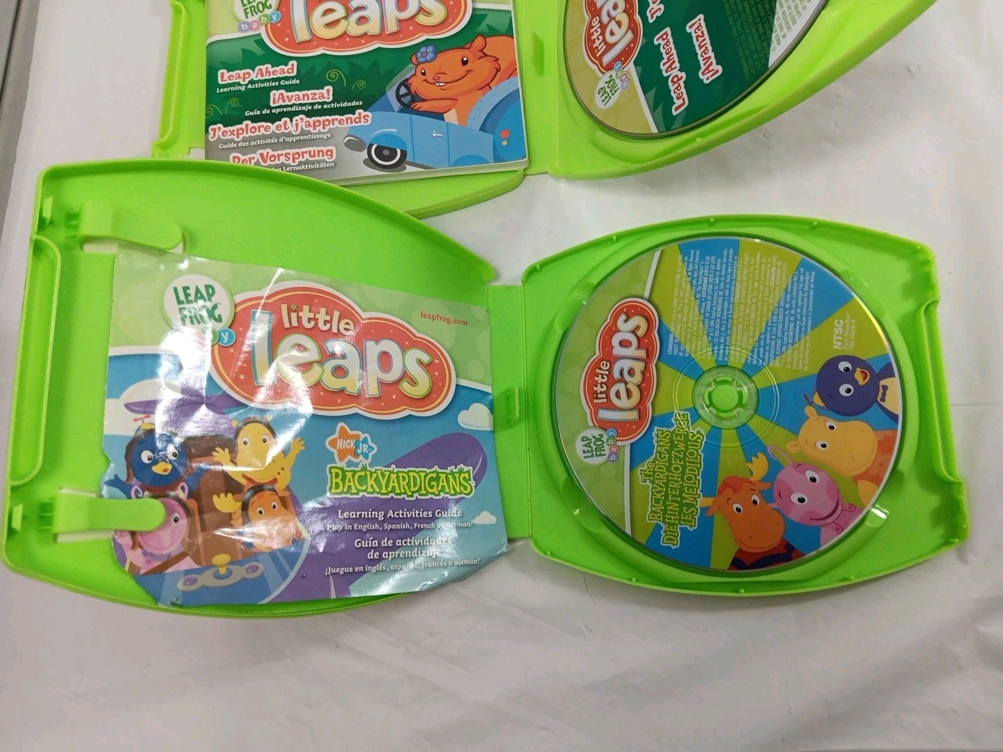 Lot of 3 Leap Frog Baby Little Leaps Play & Move Interactive Learning DVD’s