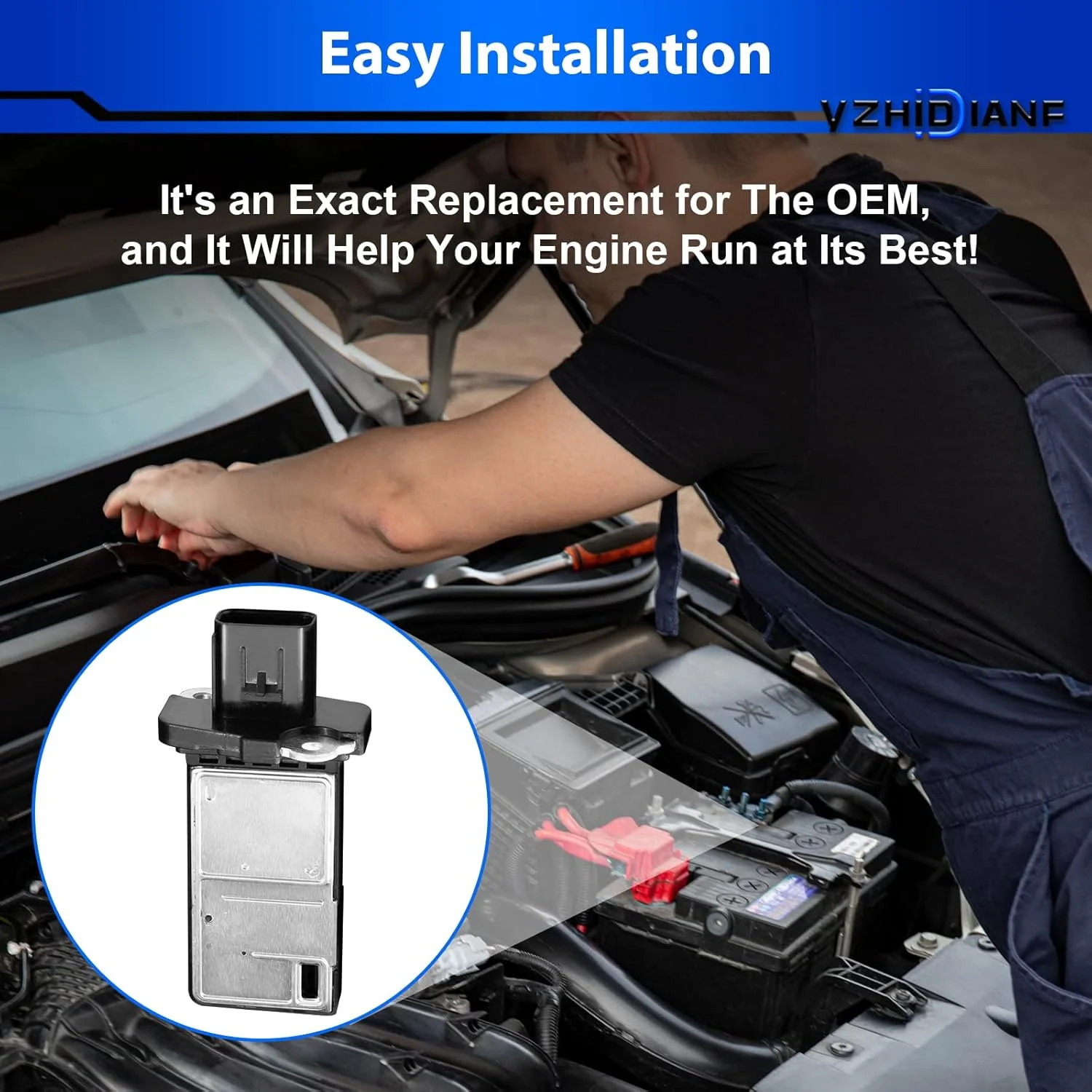 Mass Airflow Sensor for:-Ford E150 E250 F150 F250 Explorer Expedition for:-Musta
