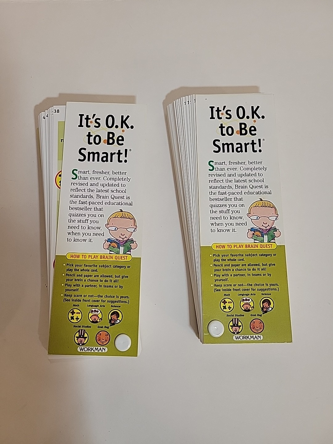 Brain Quest Grade 1 Age (6-7) Trivia Cards By Workman