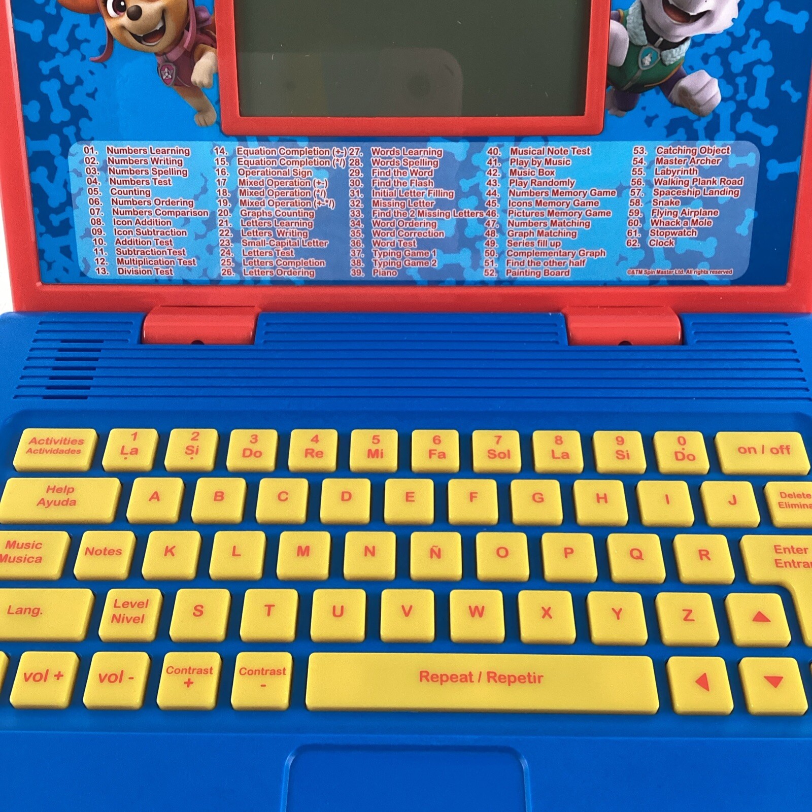 Paw Patrol Lexibook Learning Laptop Bilingual Rescue Pups Interactive Marshall