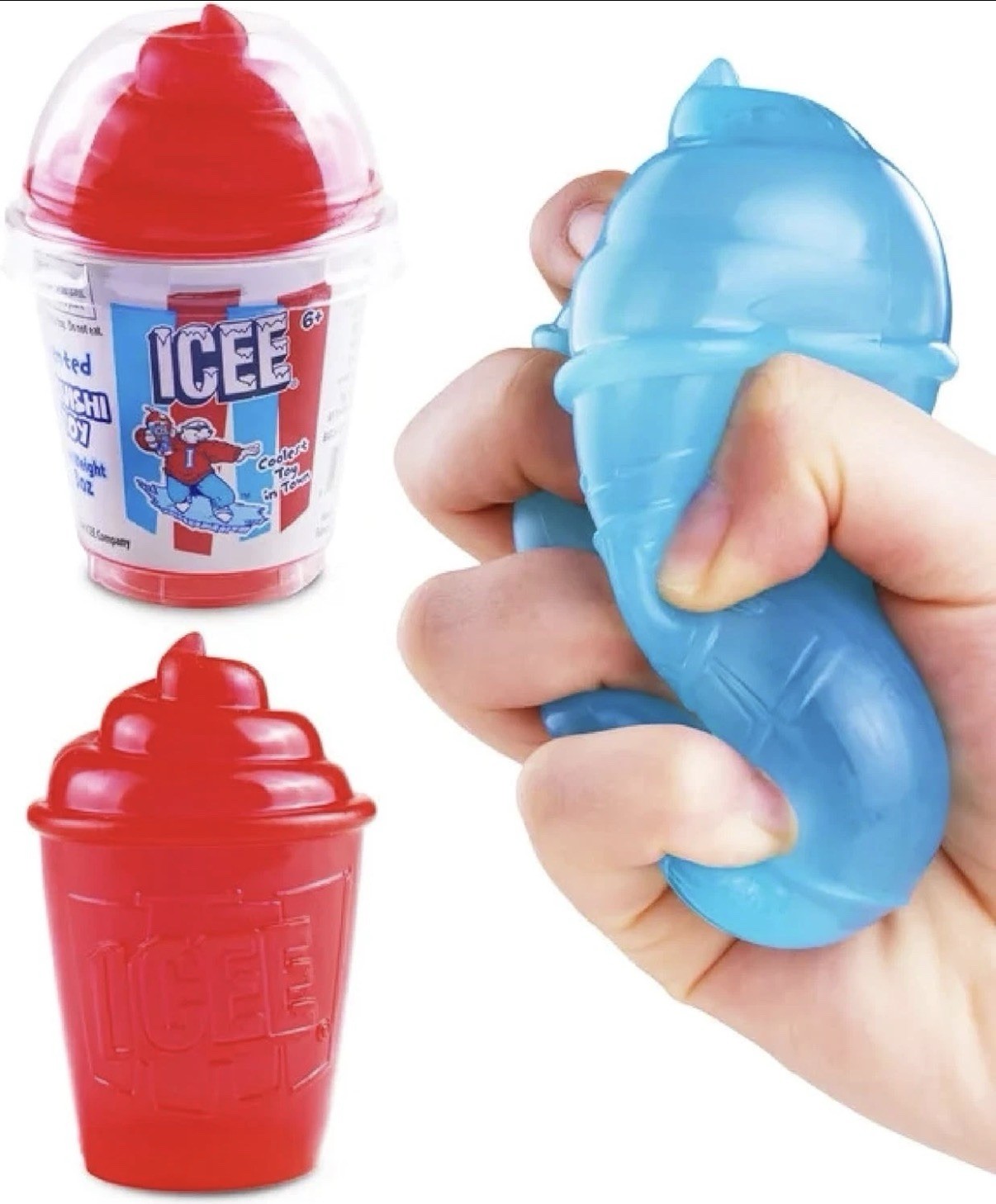 NEW! – Scented ICEE Squishi Super Squishy Toy – Red – Like Needoh
