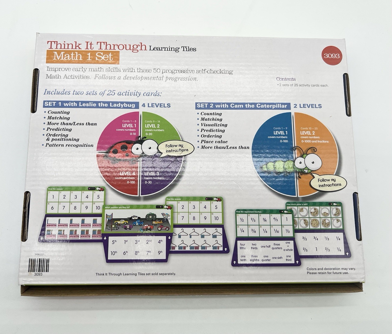 Discovery Toys Think It Through Learning Tiles Hands-On, Reading Spelling & Math