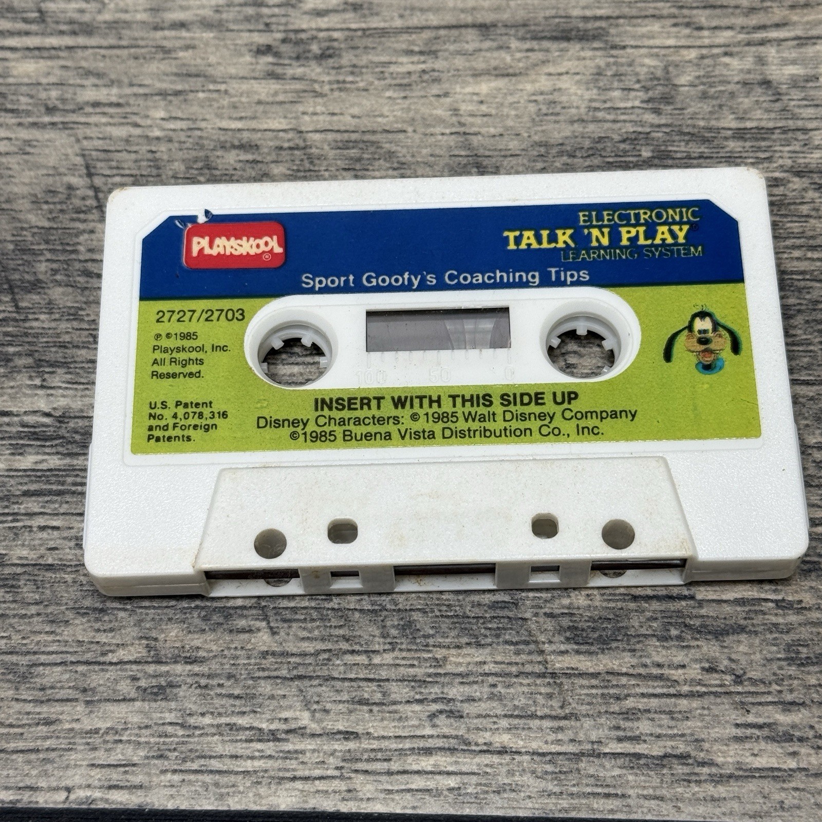 Lot of 5 Playskool Talk ‘N Play Cassette Tapes Sesame Street / Goofy’s Coaching