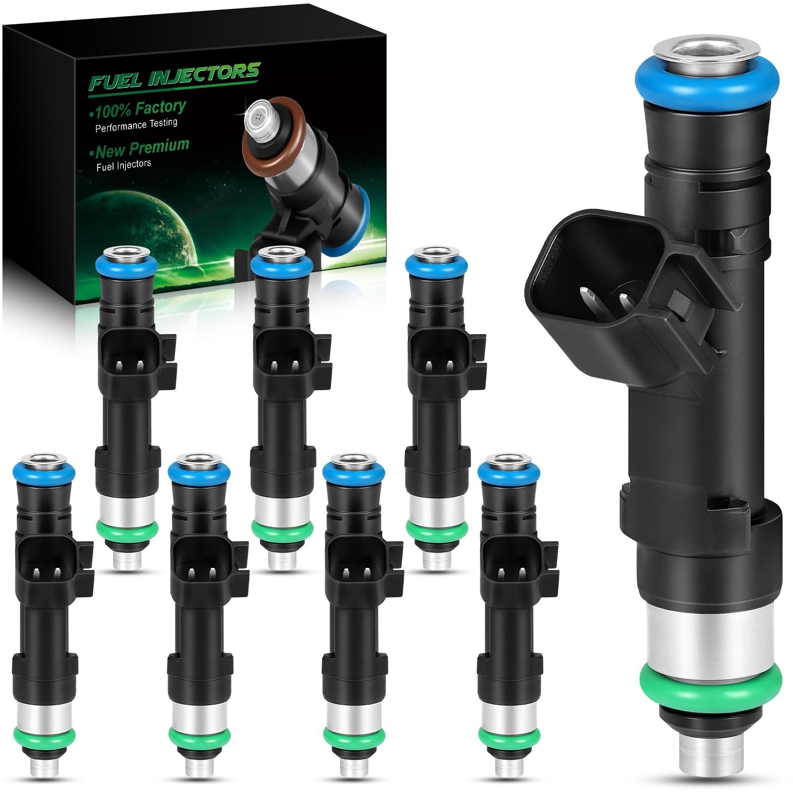 Fuel Injectors 5.4L V8 for:-Ford E150 E250 Club Wagon E350 E450 Super Duty Ex…