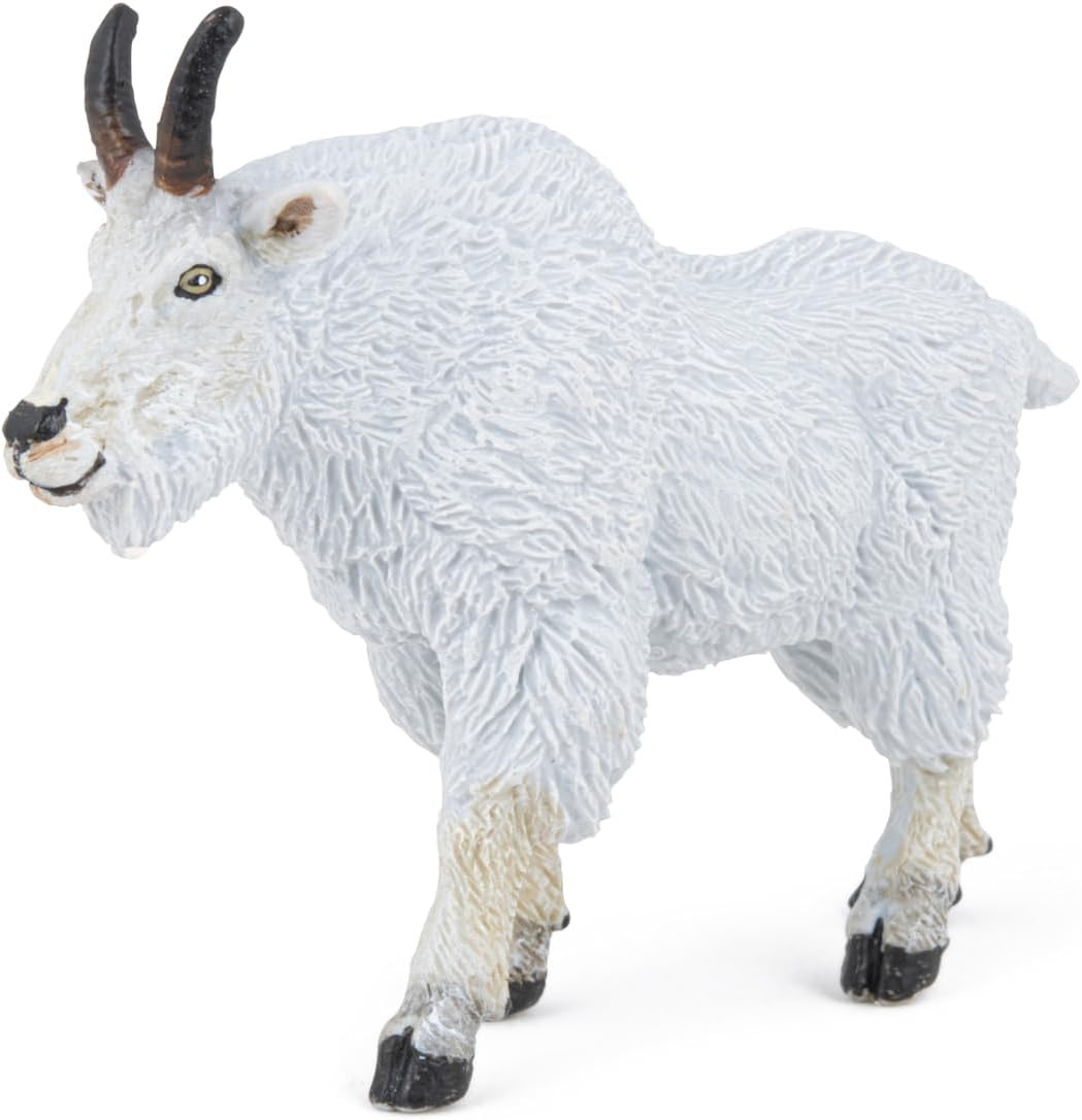 Canadian Goat Figurine – for Ages 3 and up – Realistic Hand-Painted Mountain G