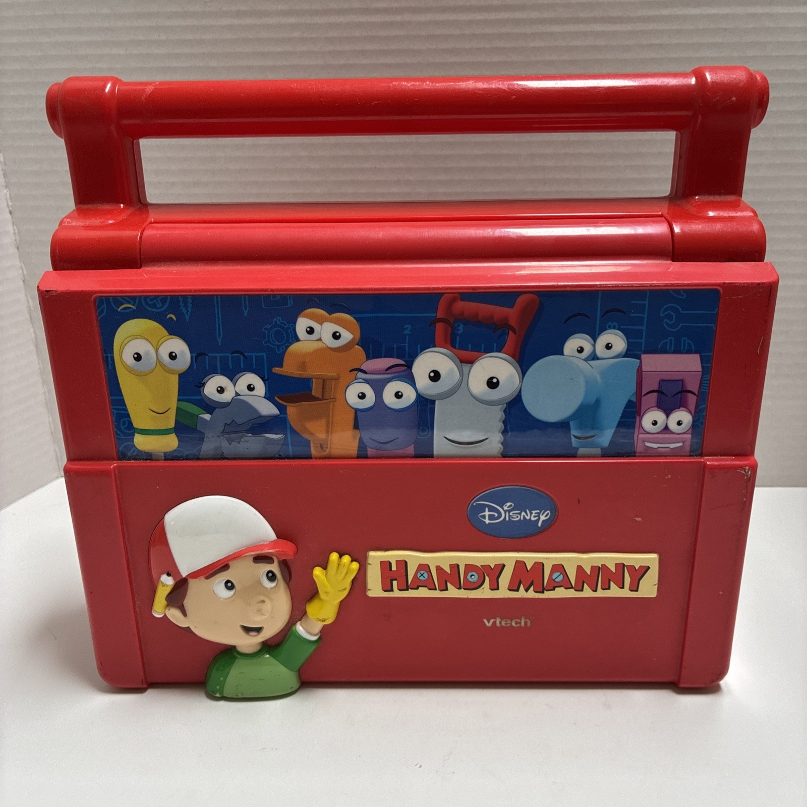 Vtech Disney Handy Manny Construction Learning Laptop Tested Missing Screw D