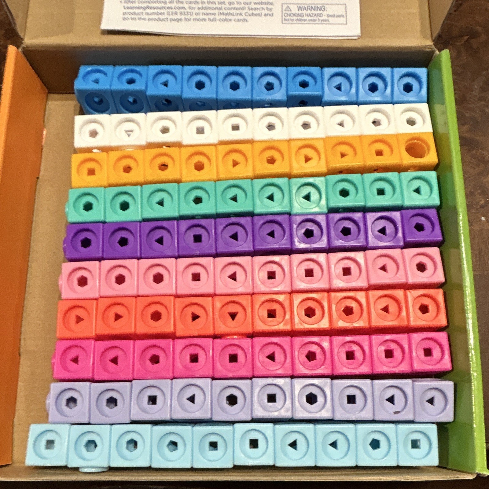 Learning Resources MathLink Cubes Fantasticals Activity Set, 115 pcs, Ages 5+