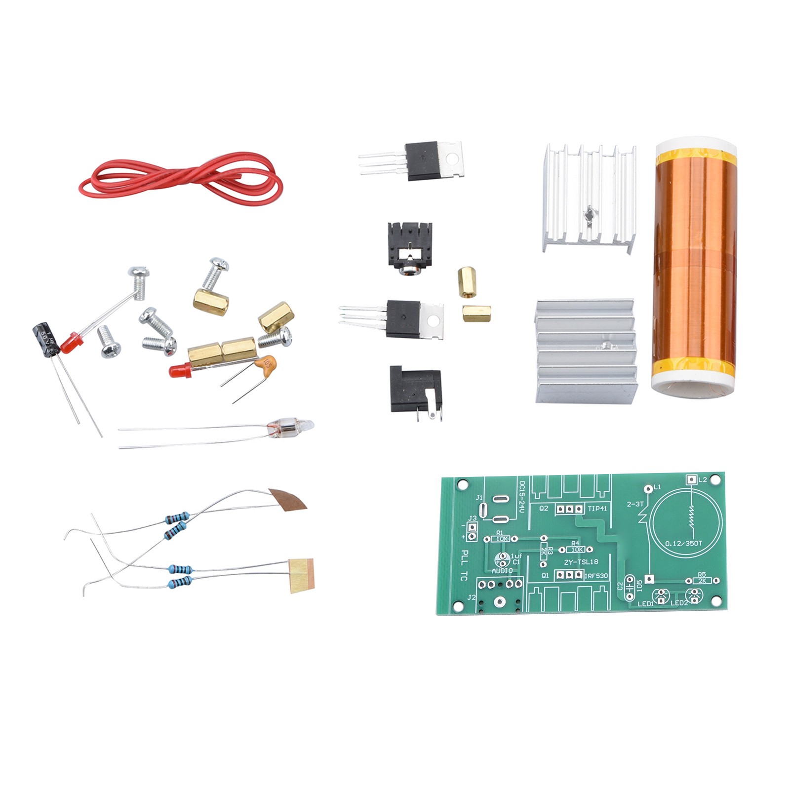 Unassembled Coil Wireless Kit Music Speaker Electronic Field Project