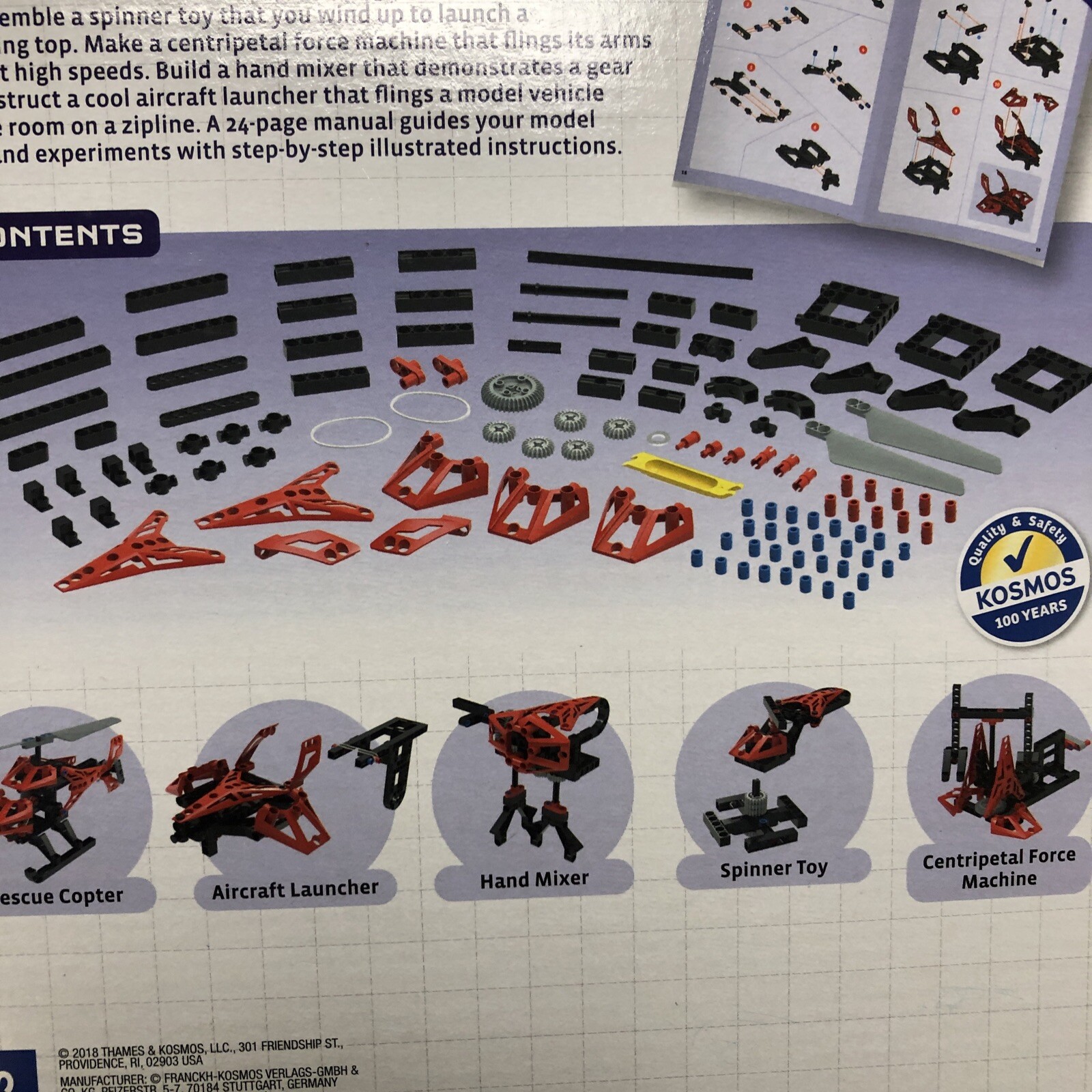 Thames & Kosmos Engineering Makerspace Geared-Up Gadgets Science Experiment Kit