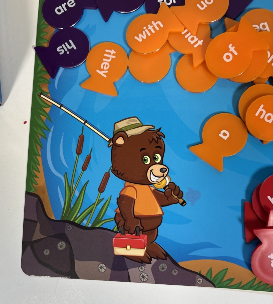 Lakeshore Learning Fishing for Sight-Words Level 1 Magnetic Fish Reading Game