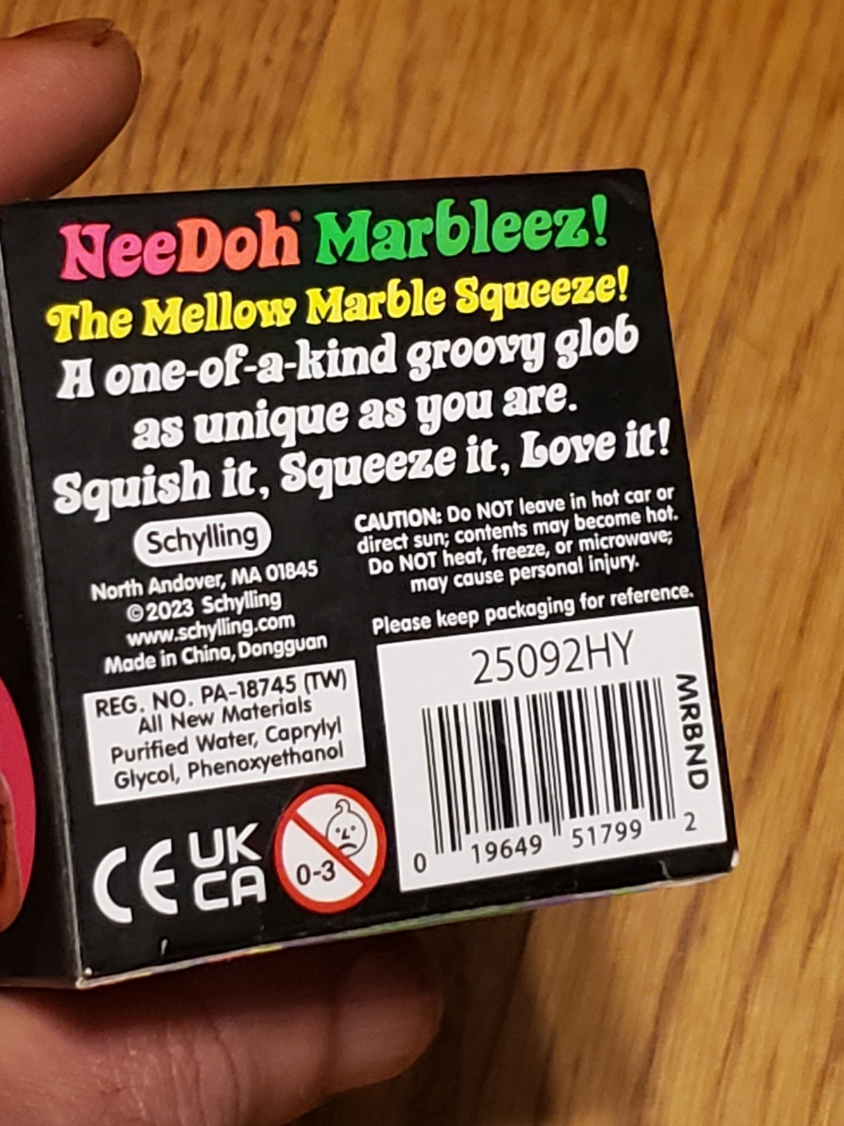 RARE NeeDoh Marbleez Blue/ Green- Brand New- 100% AUTHENTIC Nee Doh