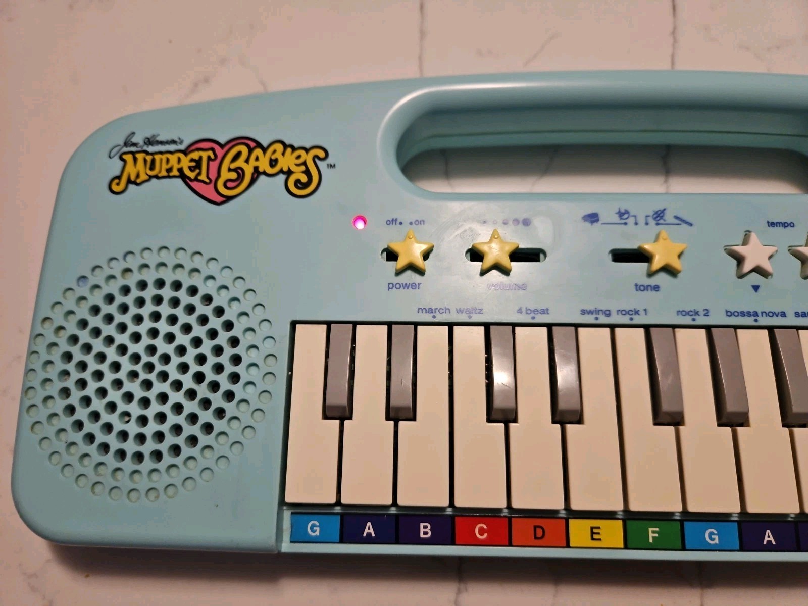 Muppet Babies Casio EP-10 Battery Keyboard (1987) Musical Instrument (WORKS)