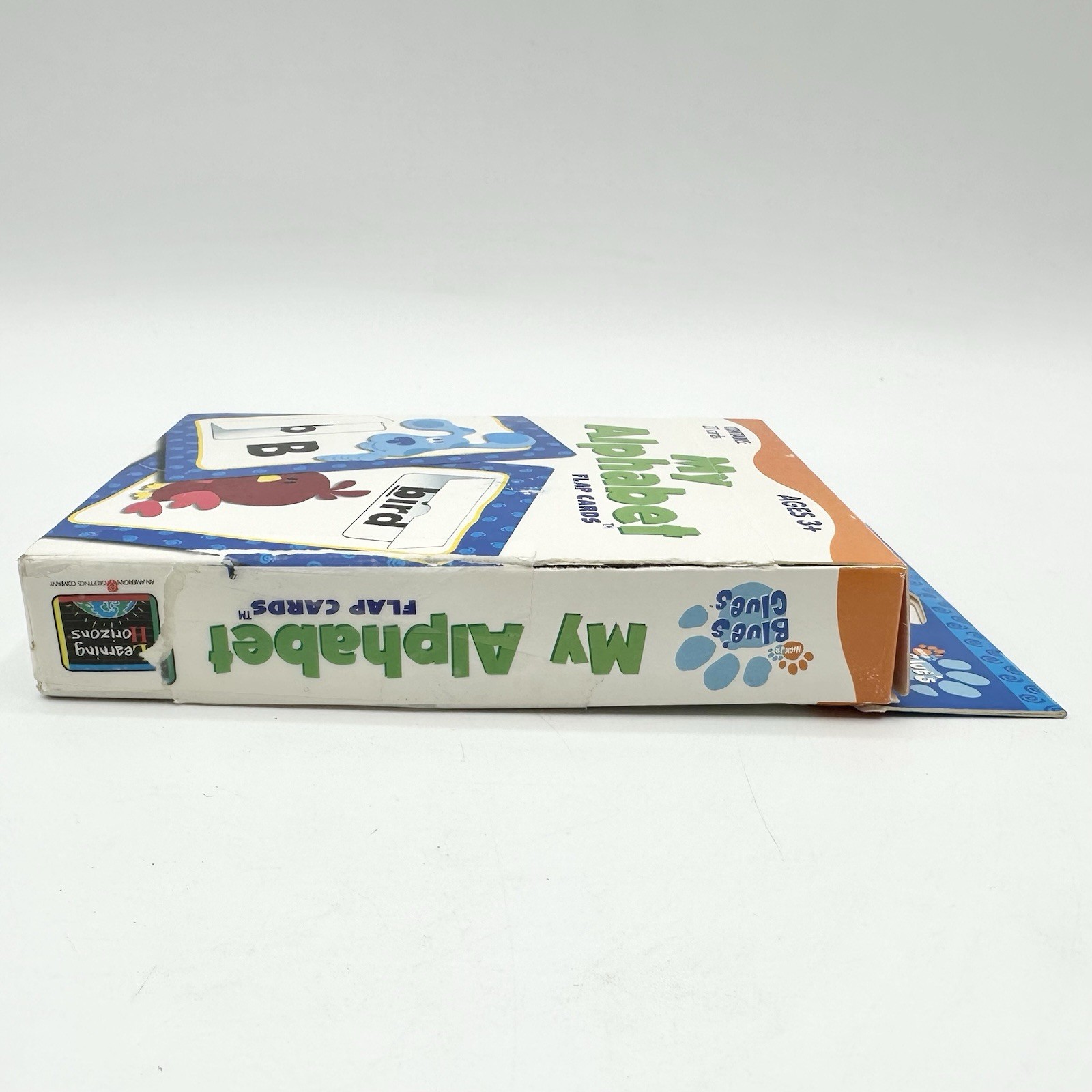 Vintage 2003 Blue Clues Flap Flash Cards With Flaps ABC My Alphabet Complete