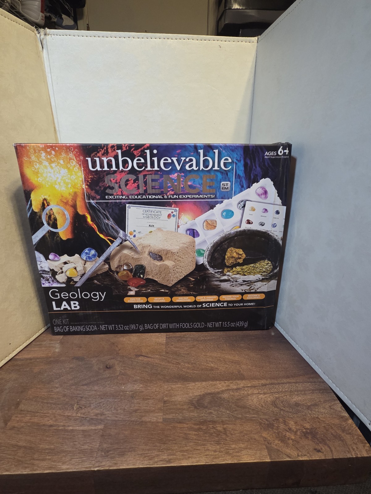 Unbelievable Science Geology Lab kit experiments – fun, educational, exciting