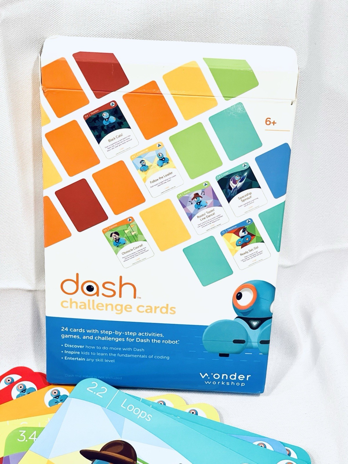 Wonder Workshop Dash Challenge Cards Set – RARE Robot Games Accessory