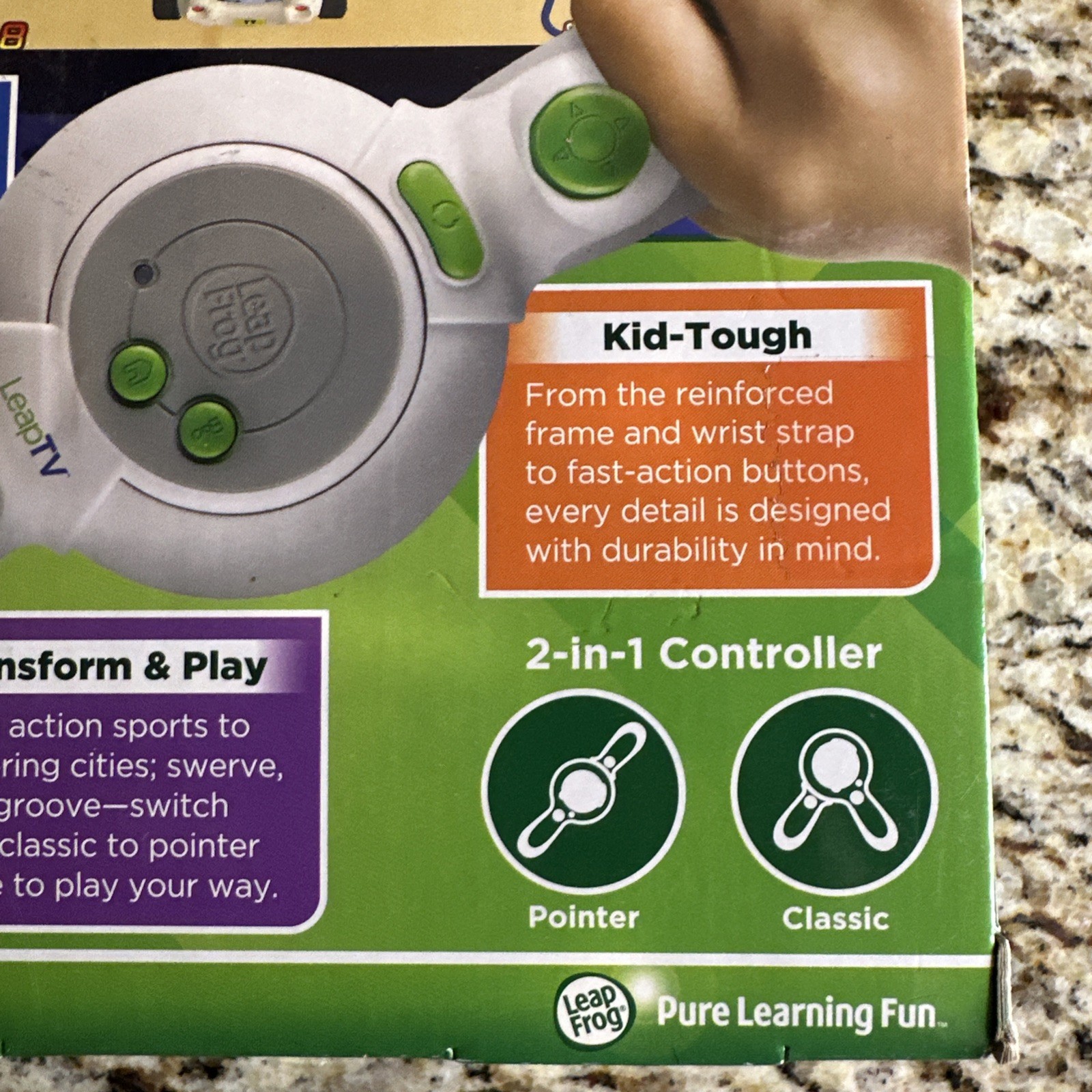 VTG LeapFrog LeapTV 2-in-1 Transforming Controller #31704 NEW Open Box Package