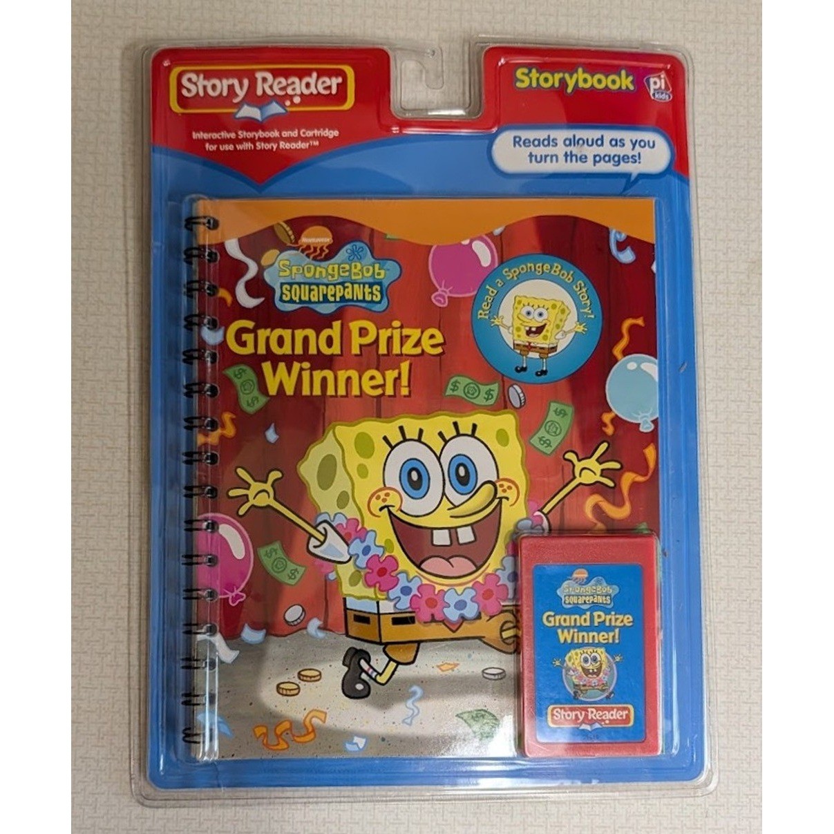 Story Reader Storybook SpongeBob Squarepants Grand Prize Winner 2004 PI Kids NIP