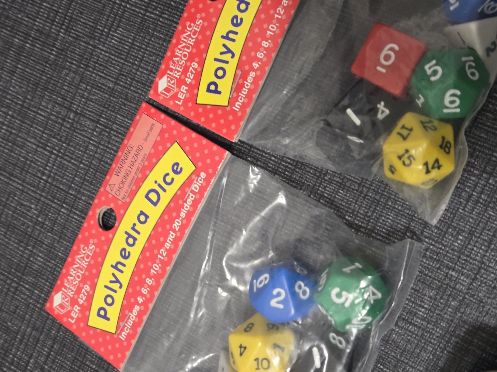 Mixed Lot Polyhedra Dice For Game Playing