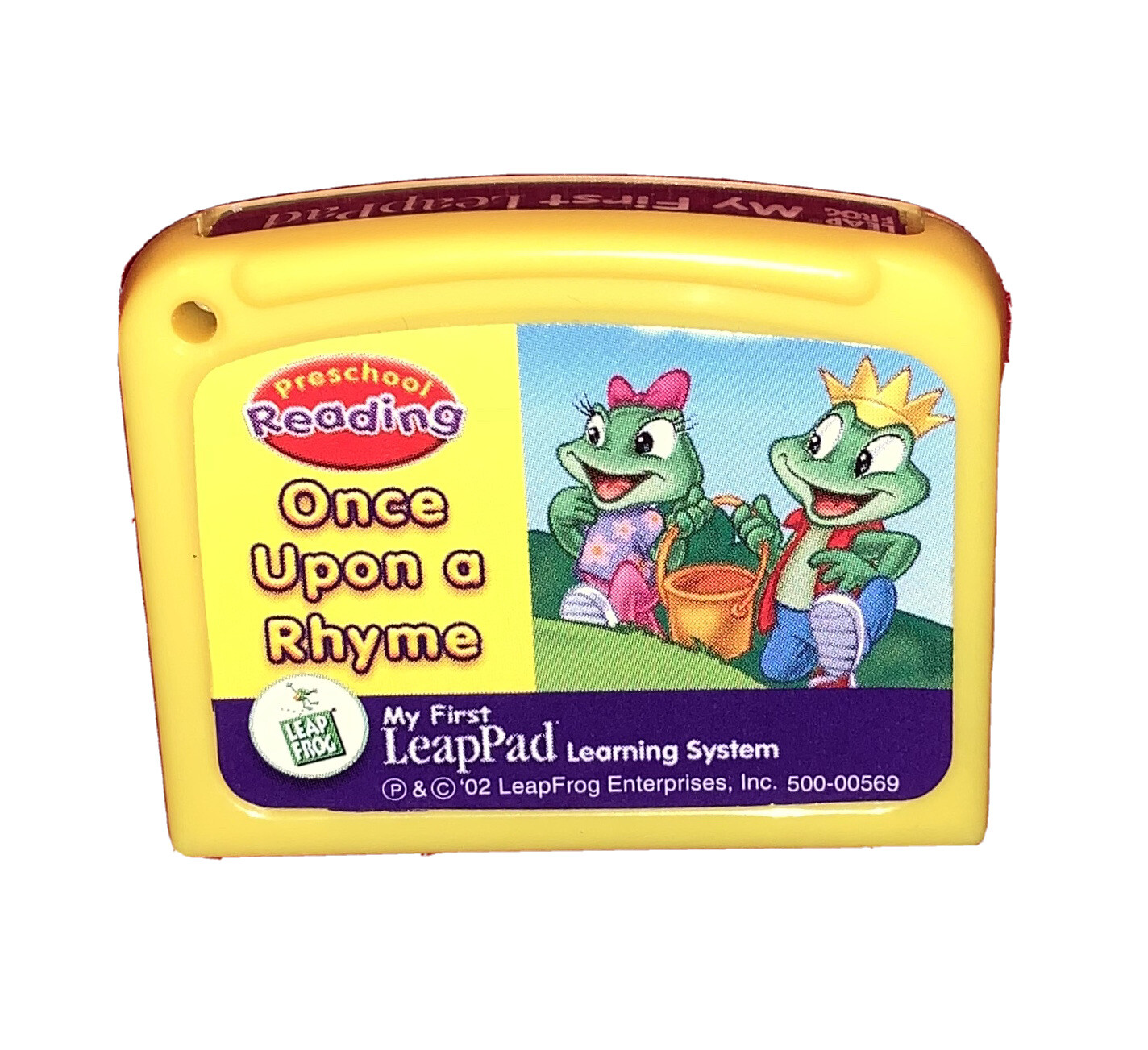 My First LeapPad: Once Upon A Rhyme Preschool Reading Cartridge and book