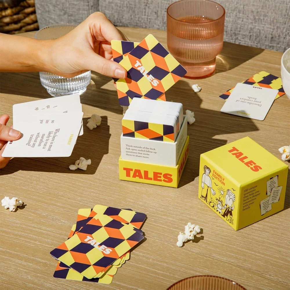 Tales Conversation Starter Cards Card Game For Family/Couples/Life story Edition