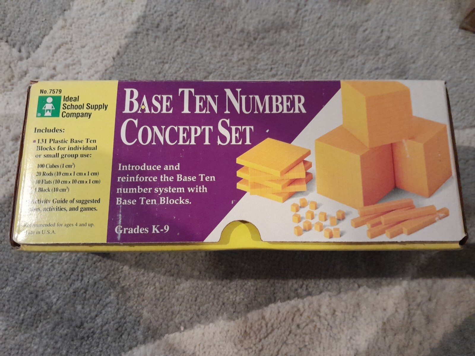 Ideal School Supply #7579 Base Ten Number Concepts Set