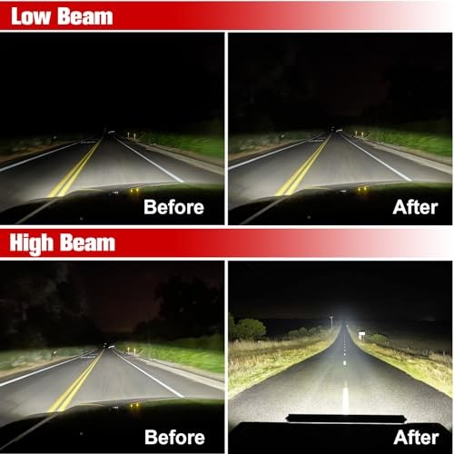 LED Headlight Compatible with 2018 2019 2020 2021 2022 Right Passenger Side