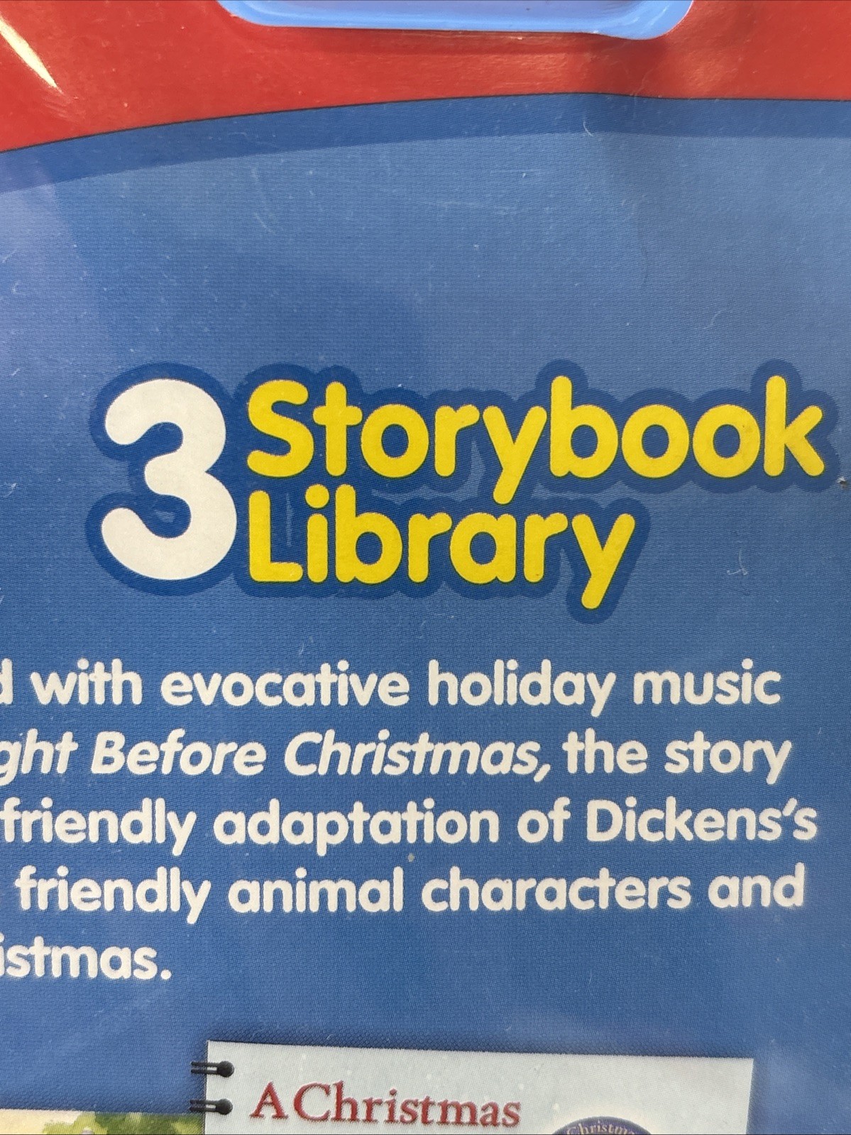 New Vtg Story Reader 3 Storybook Pack Nutcracker Christmas Carol Night Before