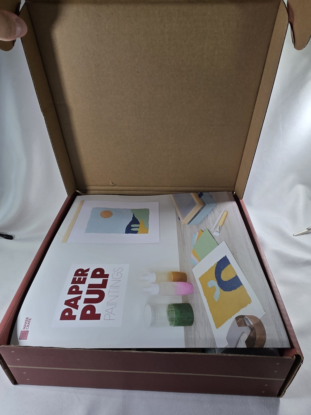 Kiwi Co Maker Crate *NEW* Build Your Own Paper Pulp Paintings – Age 12+