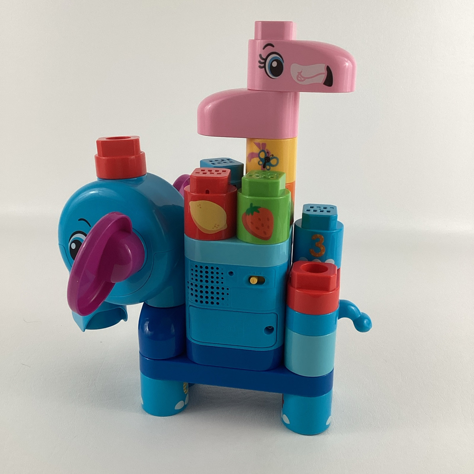 Leap Frog Leap Builders Fruit Fun Elephant Playset Sounds Phrases Learning Toy