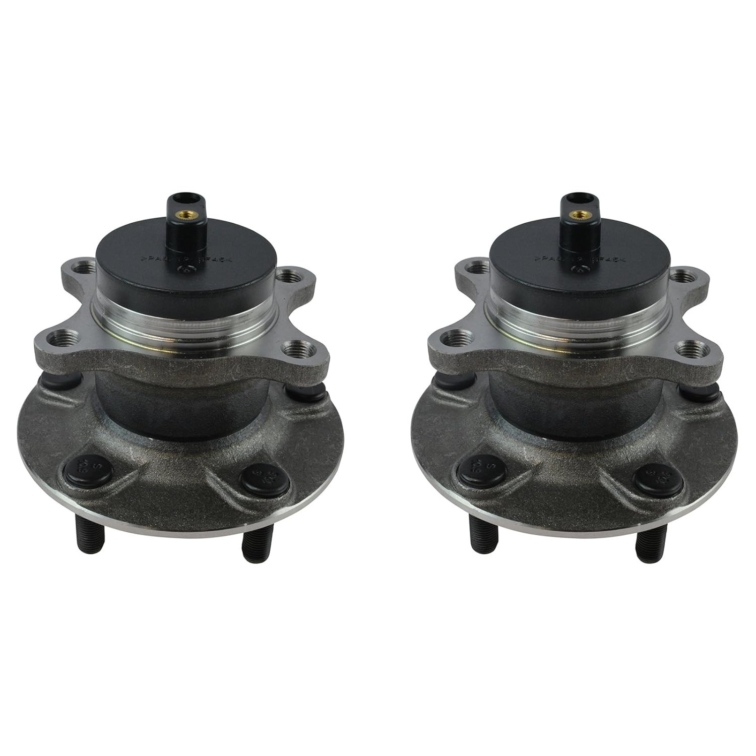 TRQ 2 Piece Rear Passenger Side Driver & Passenger Side Wheel Bearing & Hub Asse