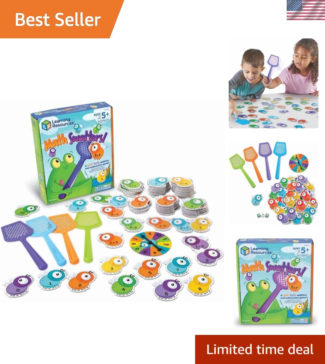 Mathswatters Addition & Subtraction Game – Math Games, Numbers Flash Cards, C…