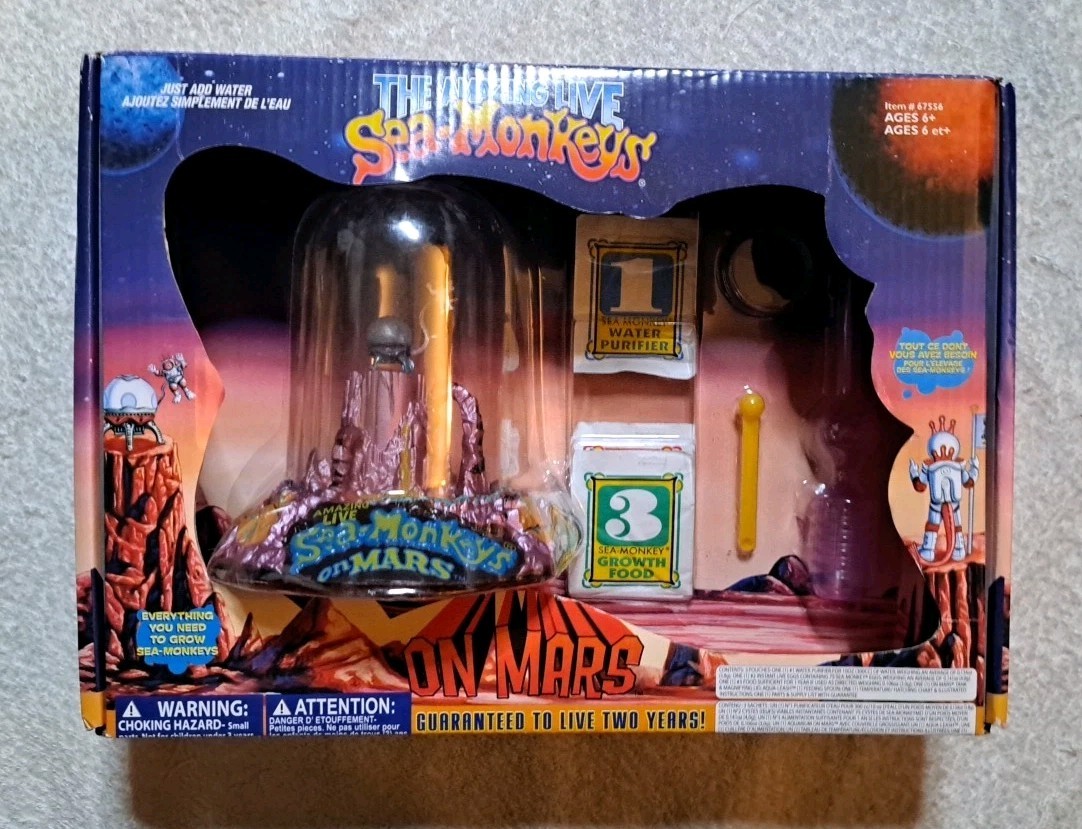 Big Time Toys The Amazing Live Sea Monkeys On Mars #67556 NEW 2011