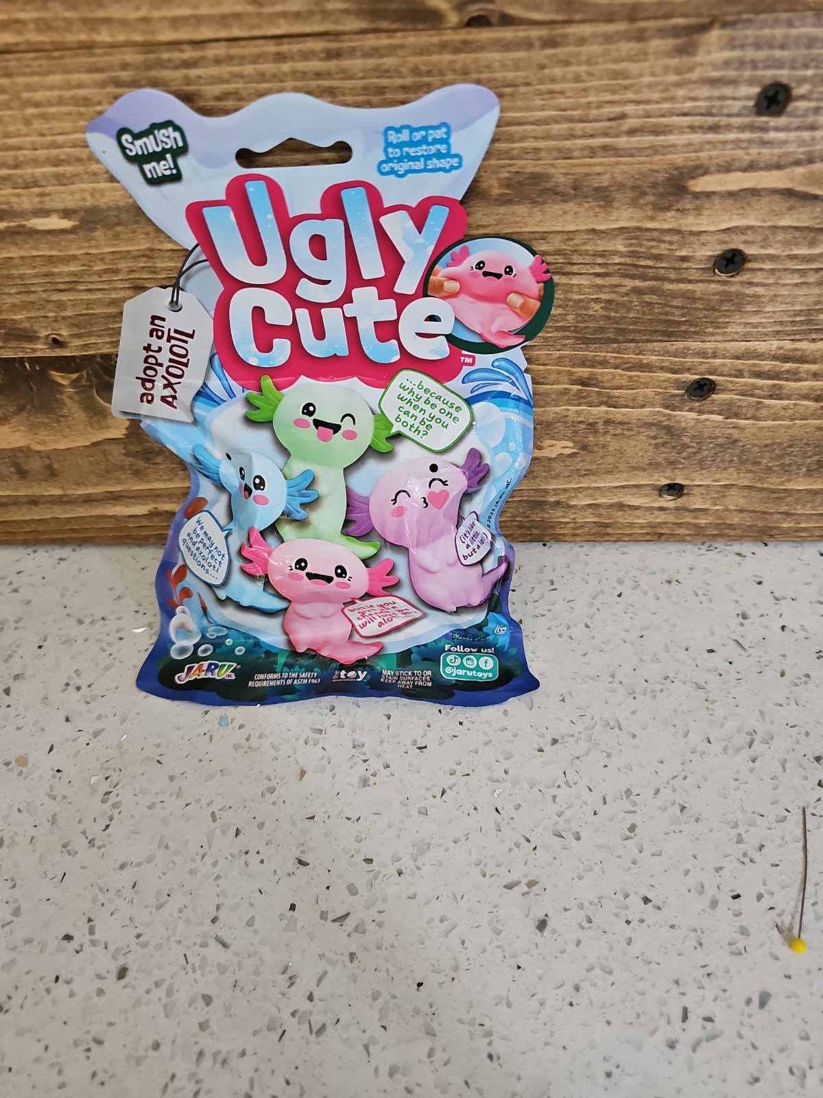 GREEN Ugly Cute Axolotl Fidget Sensory Squishy Toy New In Package in USA
