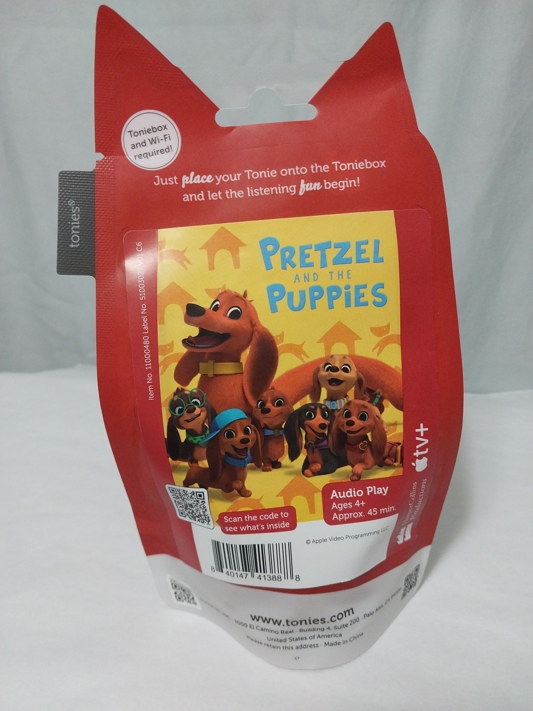New Dog Pretzel and the Puppies Audio Character Tonies For Toniebox