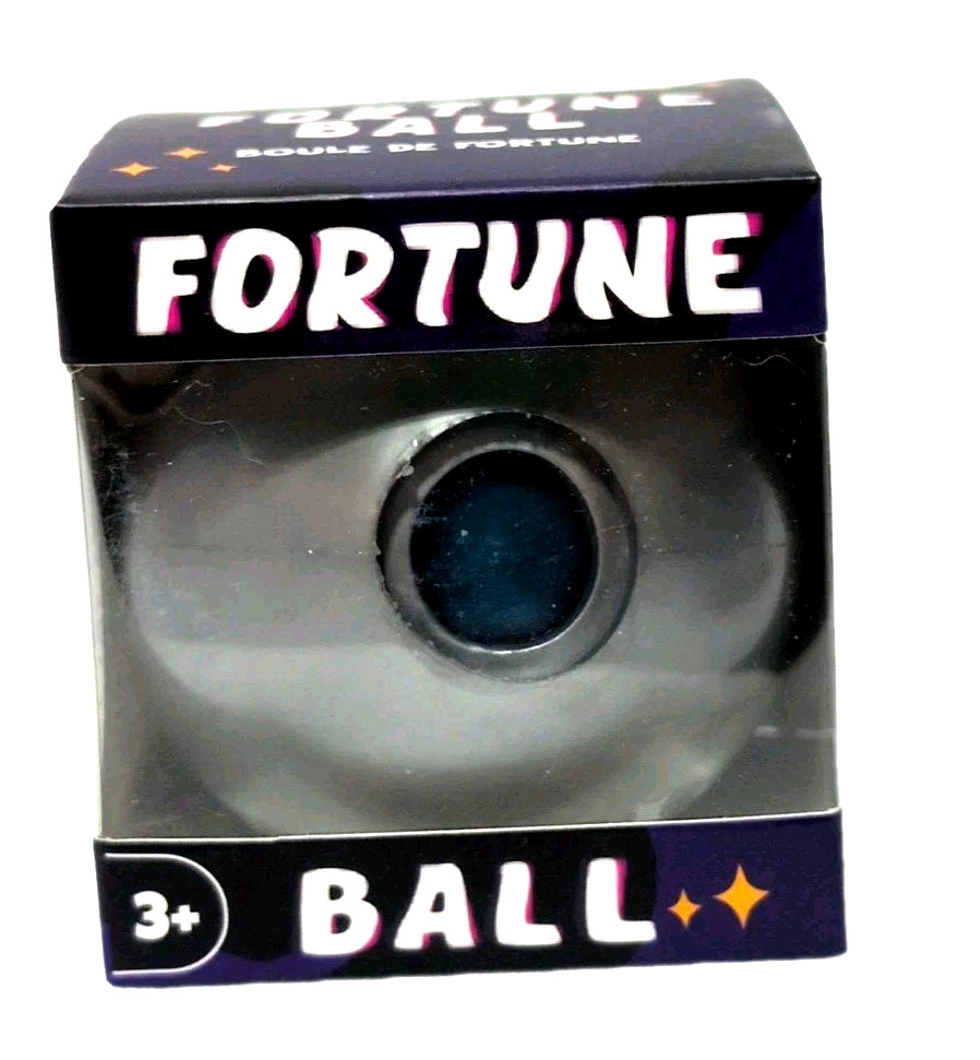 Fortune Ball Squishy Silver Squeeze Stress Fortune Answer Question 8 Ball Style