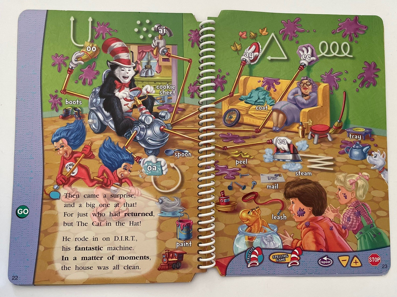 Dr Seuss The Cat in the Hat – Spiral Bound By Leap Frog 2nd Grade Reading (Book)